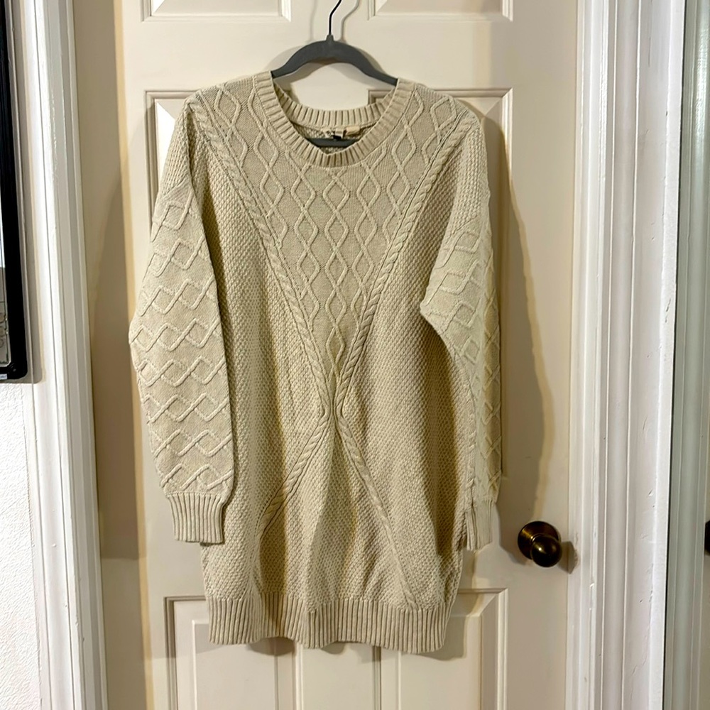 *SOLD* ROXY CREAM SWEATER DRESS